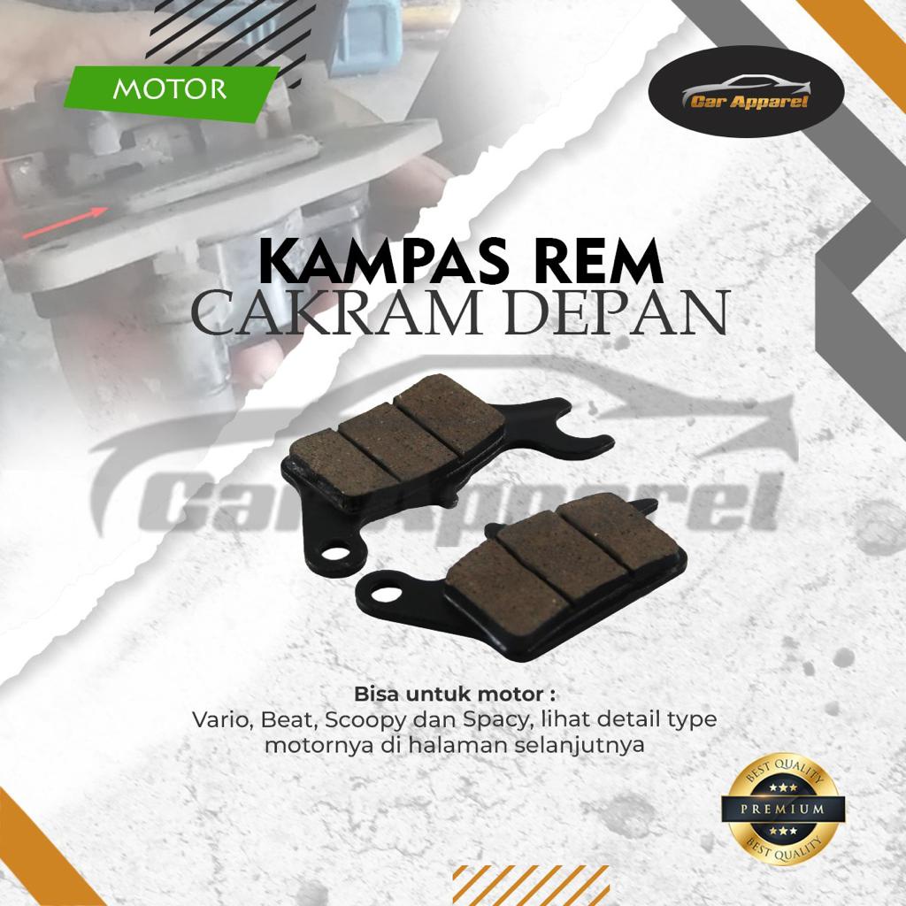 Kampas Rem Depan Beat Vario Scoopy Kanvas Rem Cakram