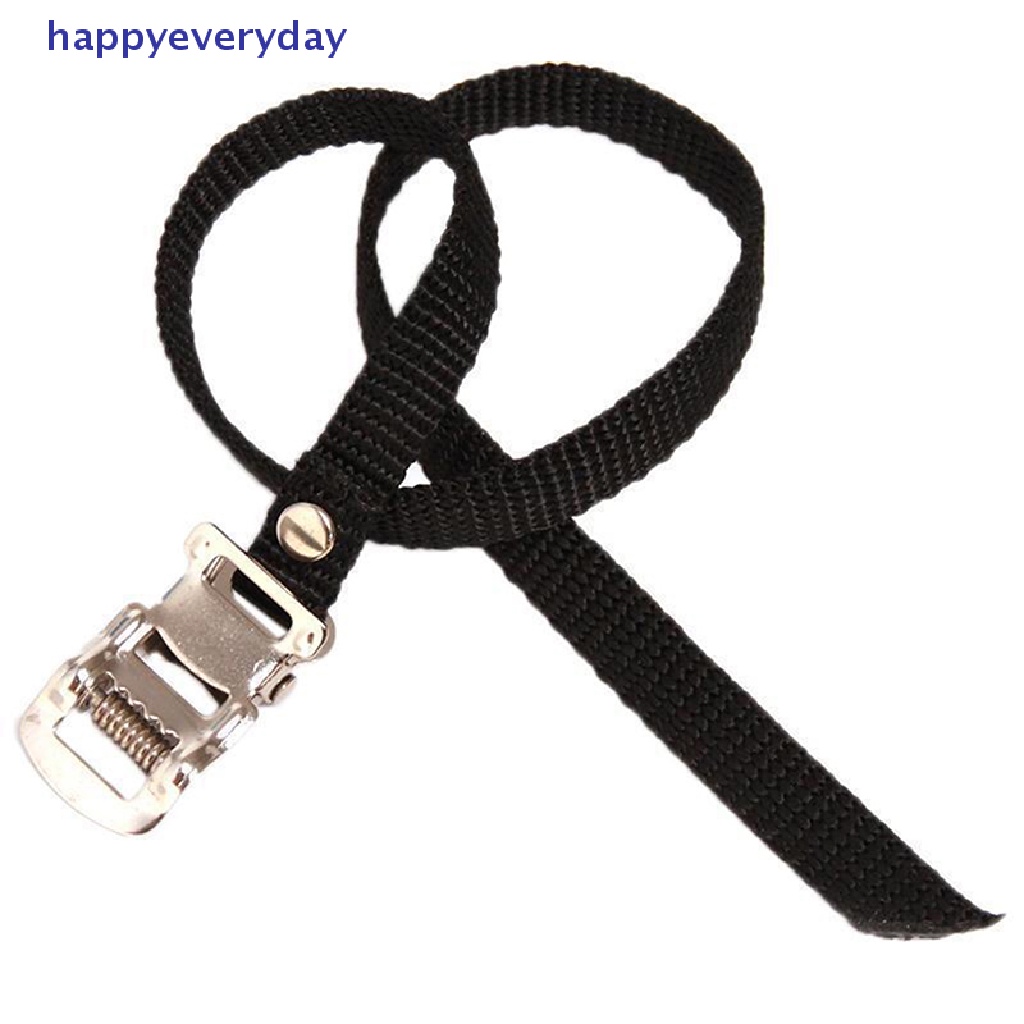 [happy] 1pc Strap Pedal Tali Kaki Sepeda Bike Strap, Toe Clip Strap, Hitam [ID]