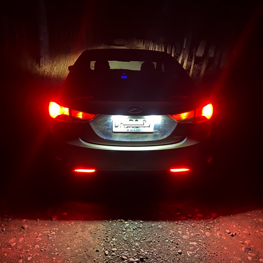 2pcs/set Lampu Plat Led Mobil Untuk Hyundai Elantra 2011-2018 (Cahaya Putih)