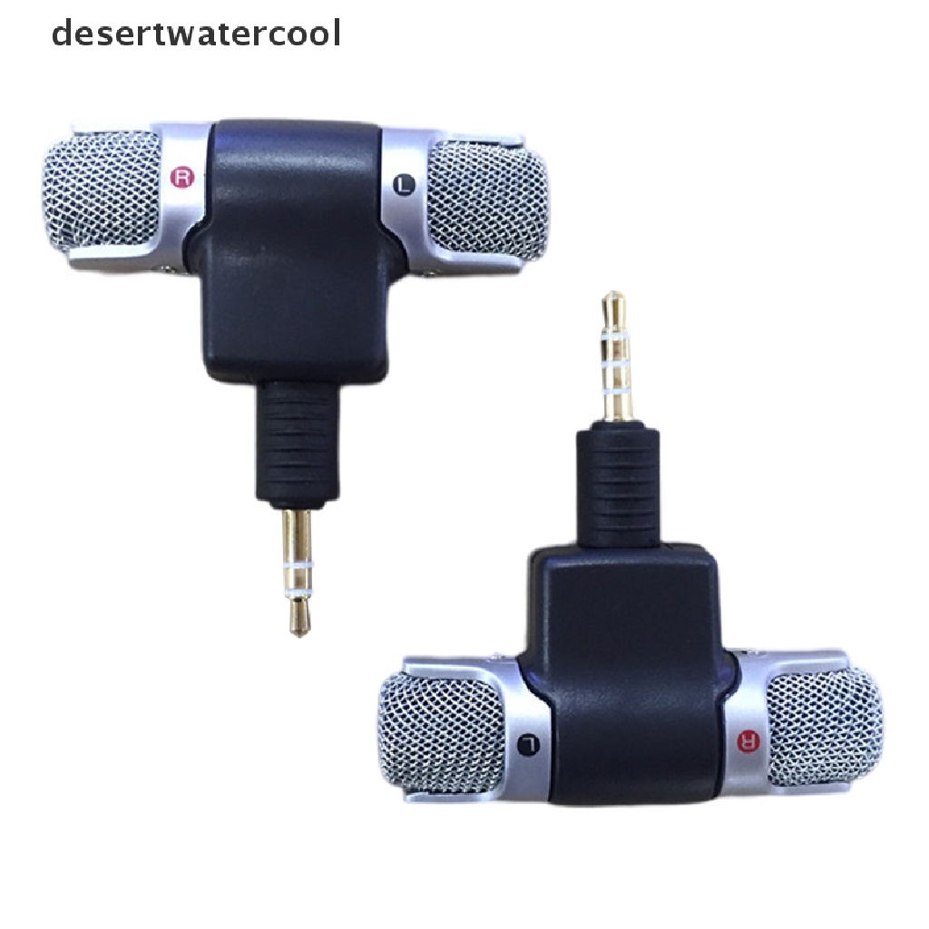 Deid Mini 3.5mm Jack Microphone Stereo Mic Untuk Merekam Ponsel Studio Interview Microphone Untuk Smartphone Martijn