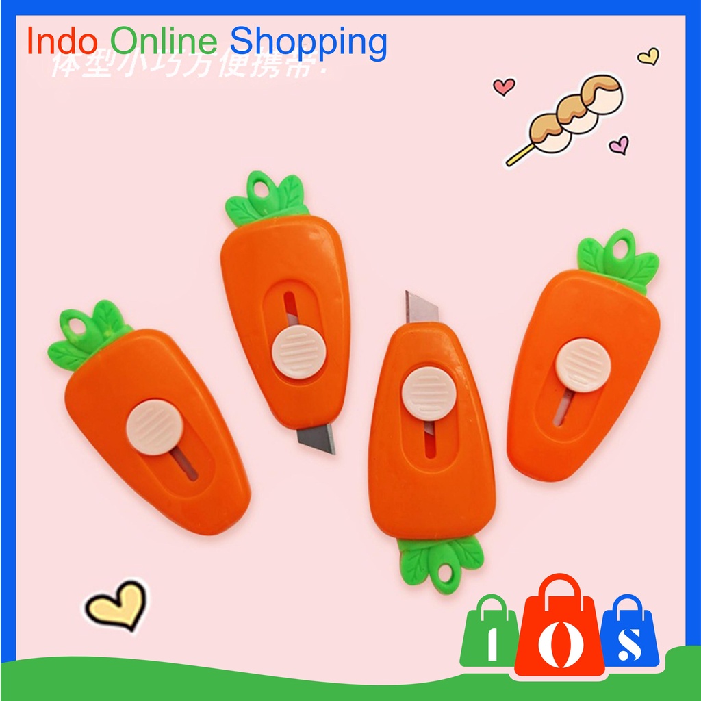 

Pisau Kecil Cutter Mini Portable Karakter Wortel Cutter Travelling Import COD σ 790