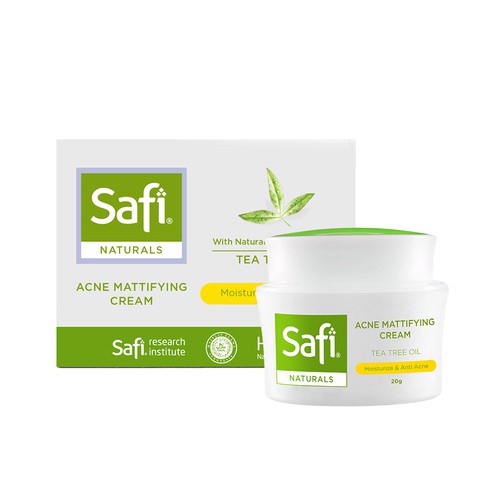 [Paket Komplit] Safi Naturals Acne Clarifying Cleanser 100ml + Toner 100ml + Cream 45gr - Free Bag + Micellar Water