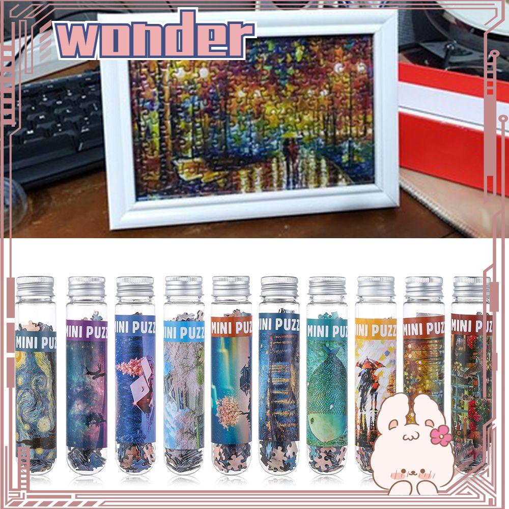 Wonder Jigsaw Puzzle Hadiah Tabung Transparan Edukasi Otak Dewasa/KidsToy