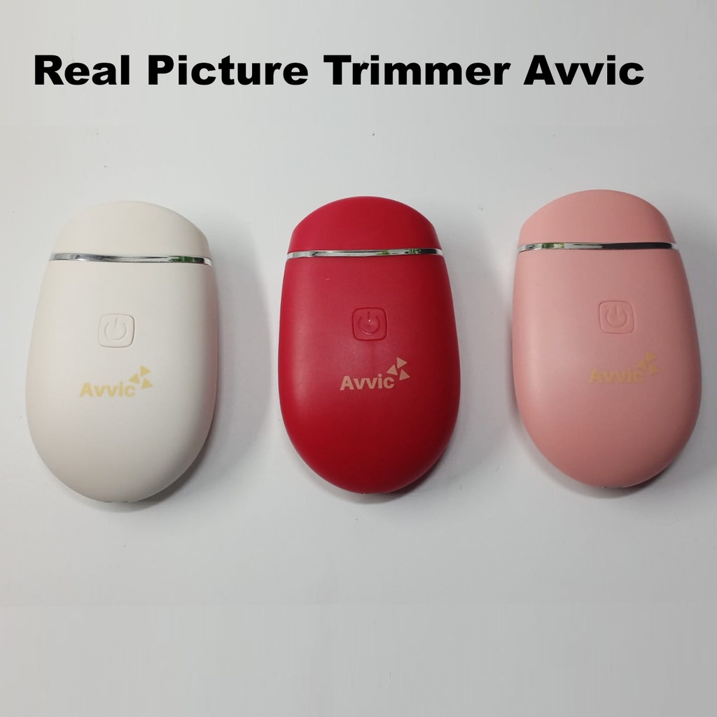 Avvic Trimmer Alat Pencabut Bulu Ketiak Kaki Tangan Lengan Kemaluan Mini Lady Body Shaver Hair