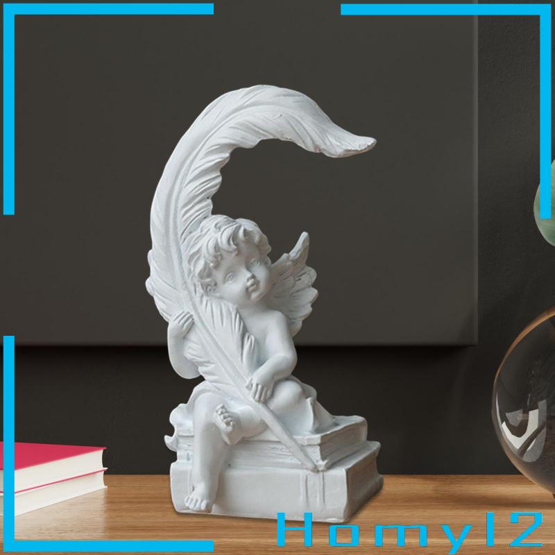 [HOMYL2] Cherub Figurines Patung Taman Untuk Meja Centerpieces Wedding Indoor Outdoor