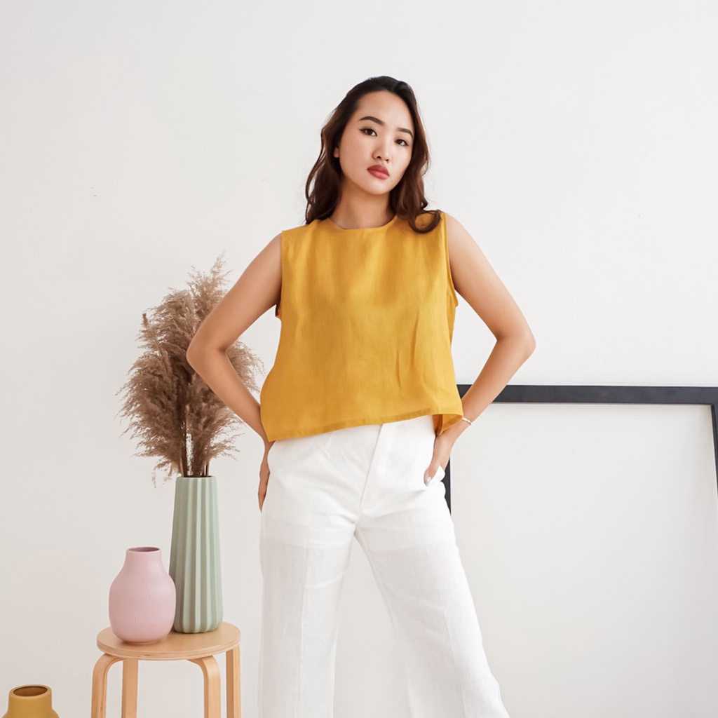 Narara Kids X Vorey Sleeveless Top Atasan Wanita Dewasa Yarra