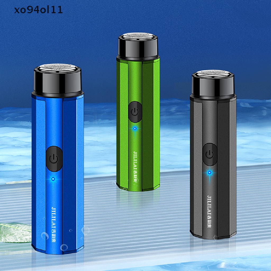 Xo 2022alat Cukur Elektrik Mini Pria Portable Electric Razor Beard USB Shaver OL