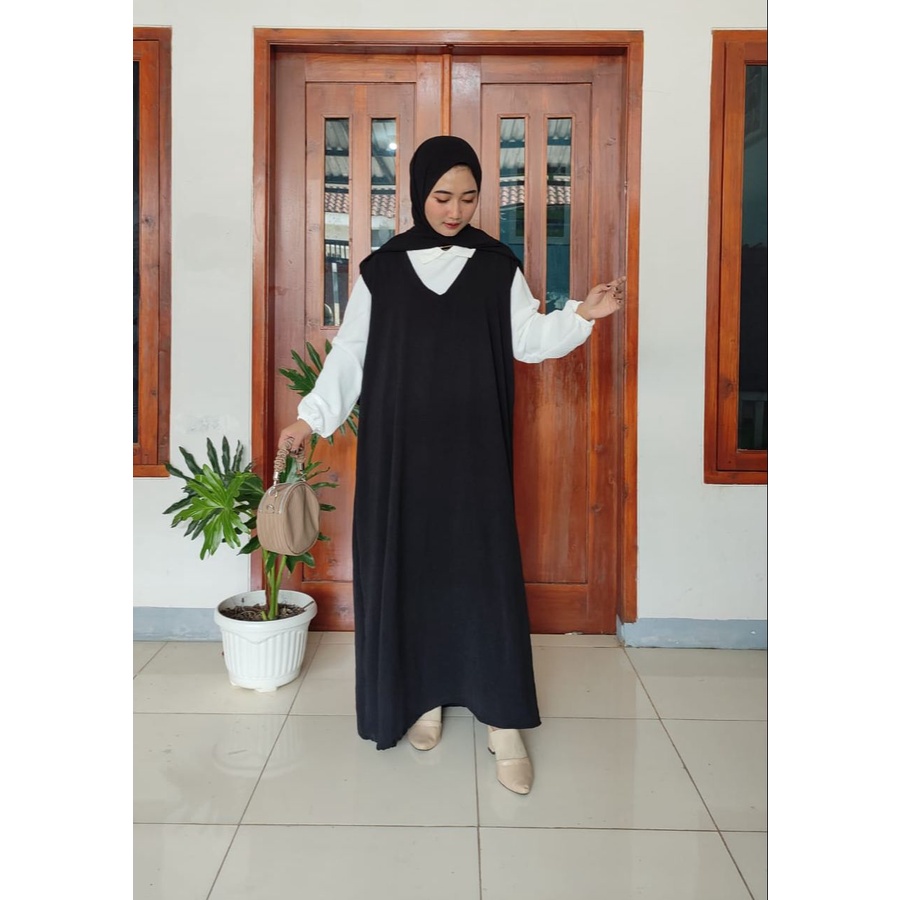 OverAll Crinkle Airflow Premium Gamis Dress