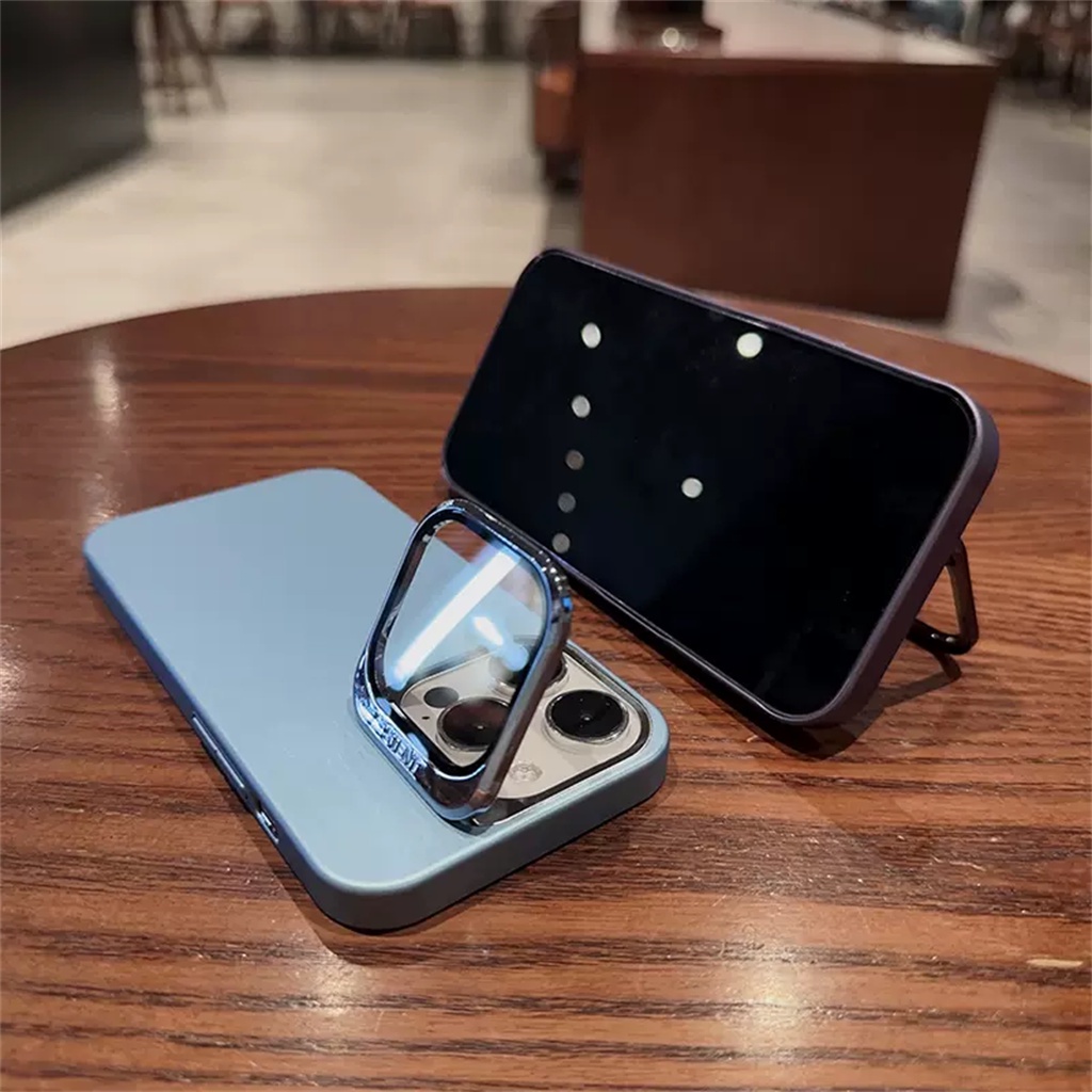 Kamera Pelindung Lensa case iPhone 14 Pro Max14 Plus case Iphone12 13 Pro Max Dengan stand, Injeksi Bahan Bakar Yang Mewah shockproof Pelindung hard back cover