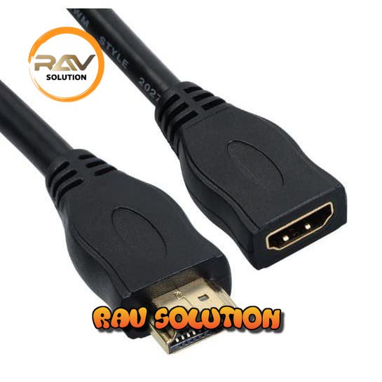 kabel hdmi m to hdmi f 30cm /kabel hdmi extention 30cm - SET A