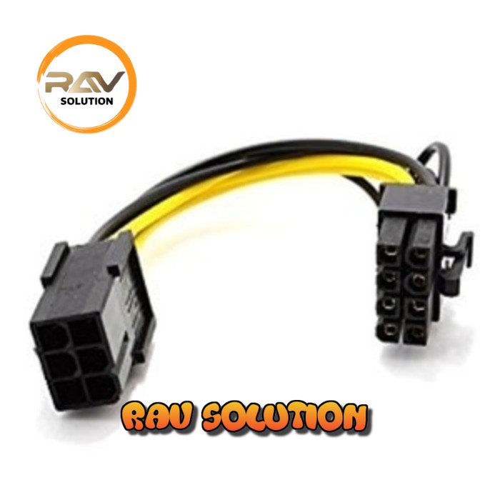 KABEL POWER VGA / ADAPTER 6 PIN TO 8 PIN / 6 KE 8PIN PCIE / PCI-E  VN 4