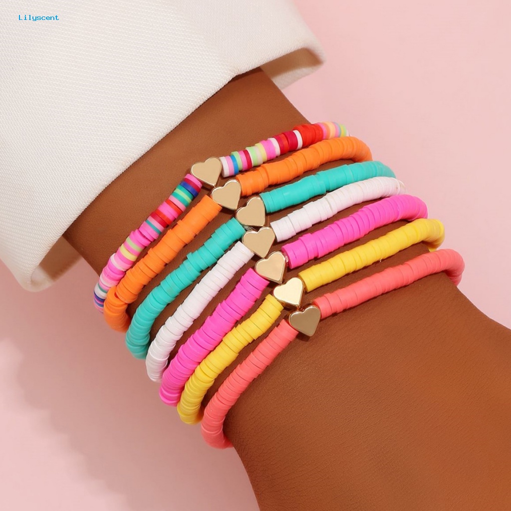 Lilyscent Ringan Gelang Perhiasan Aksesori Wanita Manik-Manik Tahan Air Bohemian Gelang Hias