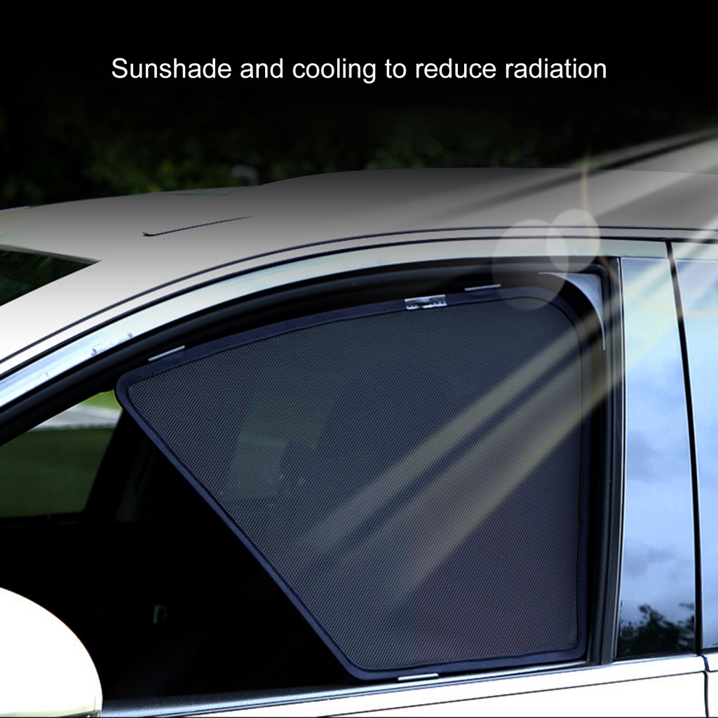 Suppmodel 4Pcs/Set Car Window Car Sun Visor Jendela Mobil Pelindung Kerai Pelindung Perlindungan UV Untuk Toyota Land Cruiser Prado J150