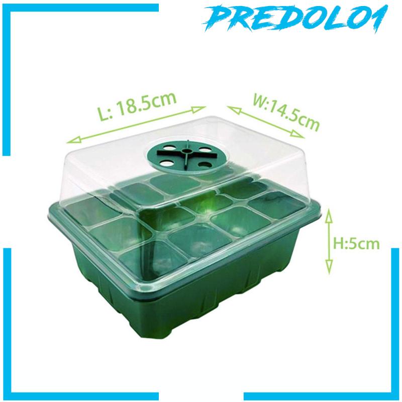 [Predolo1] Tray Starter Benih Indoor Greenhouse Propagator Station Untuk Rumah Kaca Indoor