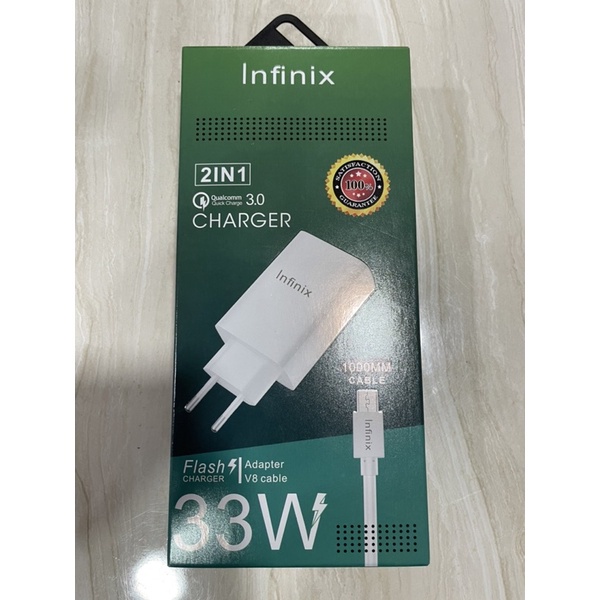 CHARGER / TC / CASAN INFINIX 33W FAST CHARGING ORI 99% MICRO &amp; TYPE C PACKING IMPORT oem
