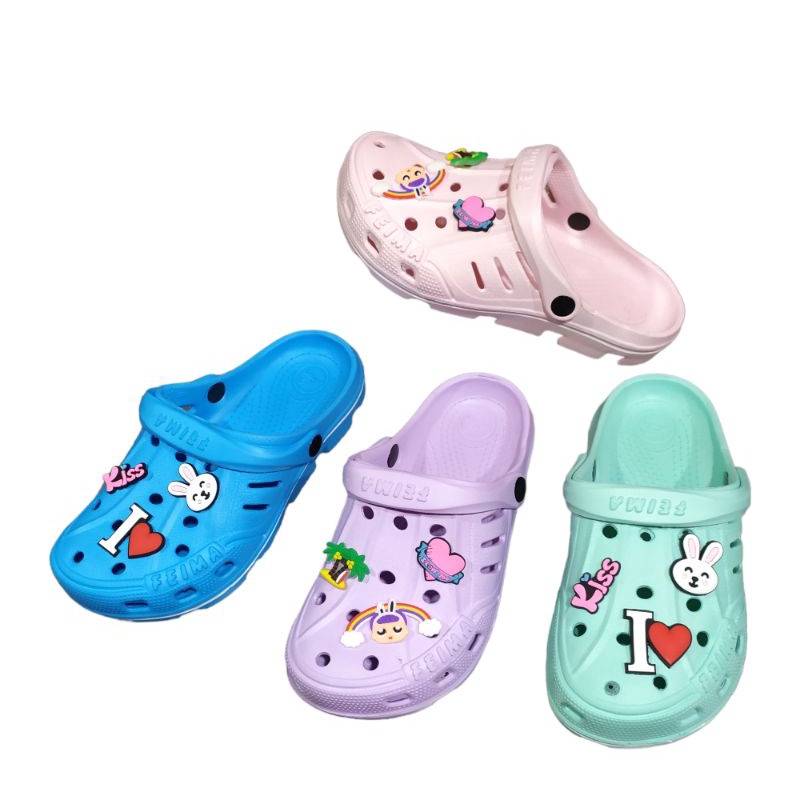 SANDAL JELLY ANAK KOREAN IMPORT / SEPATU SANDAL ANAK PEREMPUAN KARAKTER LUCU / SANDAL BAIM ANAK PEREMPUAN / SANDAL ANAK IMPORT / SANDAL KARET