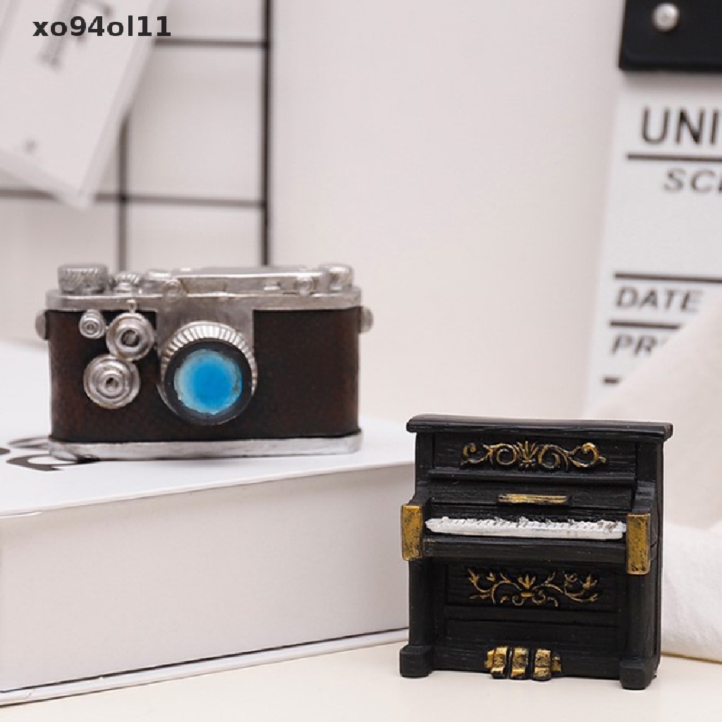 Xo Patung Miniatur Mesin Ketik Phonograph Radio Untuk Dekorasi Ruang Tamu OL