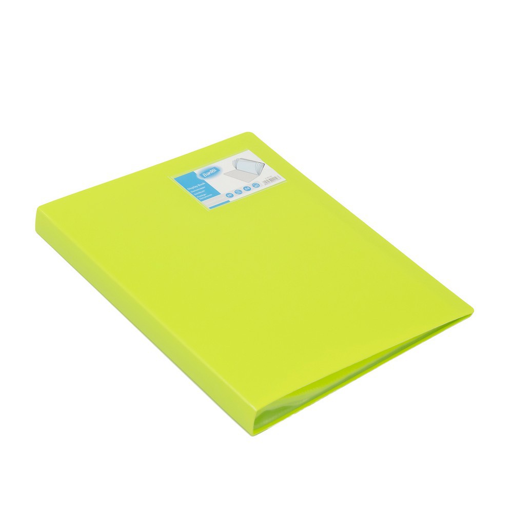 

Bantex Display Book Clear Holder 40 Pocket A4 Lime
