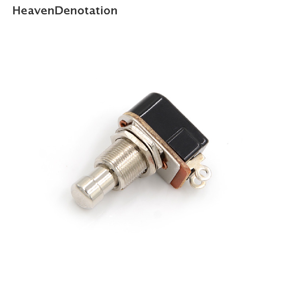 [HeavenDenotation] New Saklar Gitar Listrik Momentary Push Button Foot Switch SPST HDV