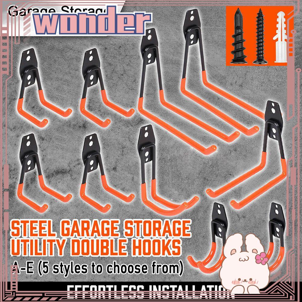 Wonder Garage Storage Hooks Rak Gantungan Baja Tangga Multi Fungsi