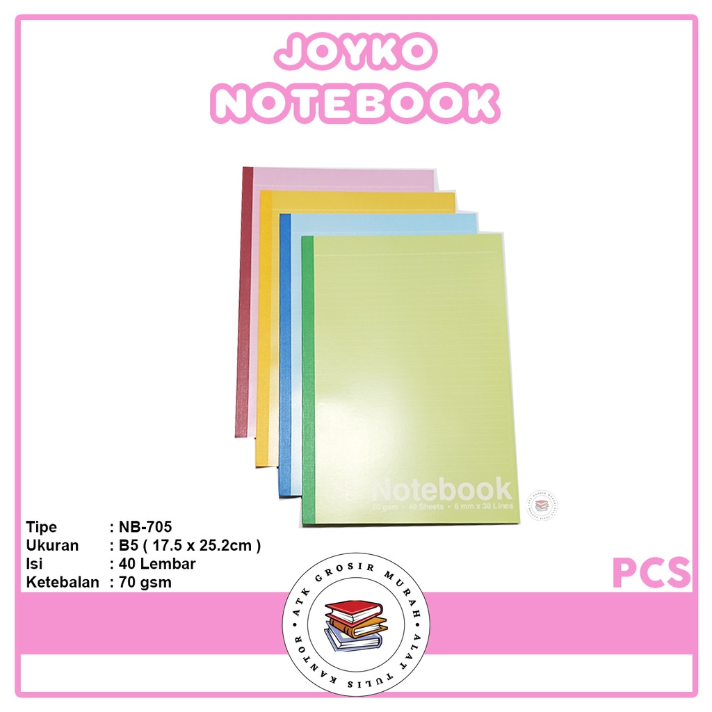 

JOYKO - Notebook B5 Buku Catatan NB-705 - Pcs