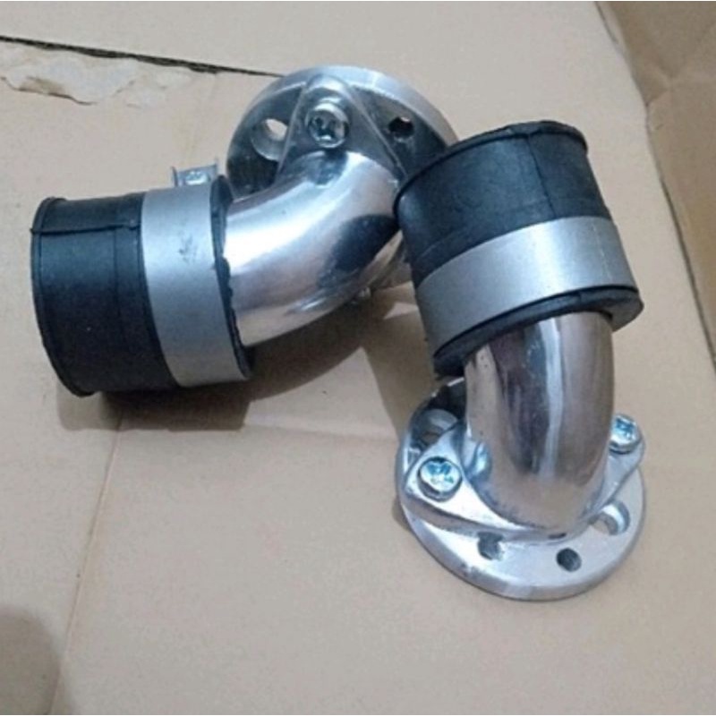 KARET INTEK INTAKE MANIFUL MANIPUL MIRING BUAT KARBULATOR PE 24 PE 26 PE 28 BEBEK RX KING UNIVERSAL