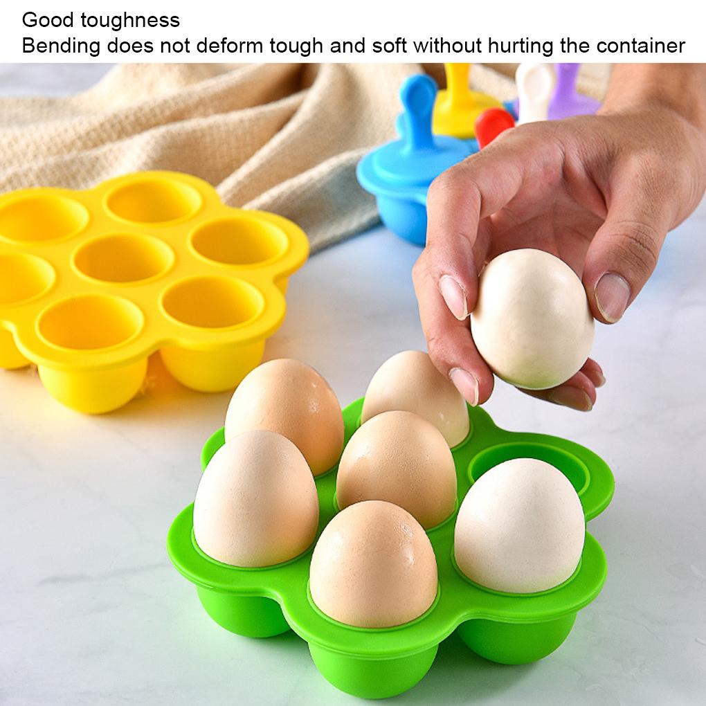 Cetakan Stik Es Krim Anak Silikon 7rongga Warna Solid Tahan Panas Penggantian Removable Mould Molding Tool