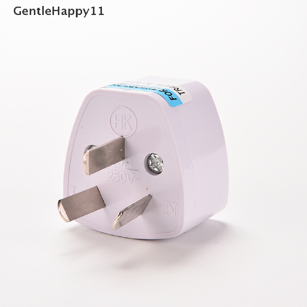 Gentlehappy US EU Universal to AU Australia Colokan 3pin AC Power Adapter Travel Converter id