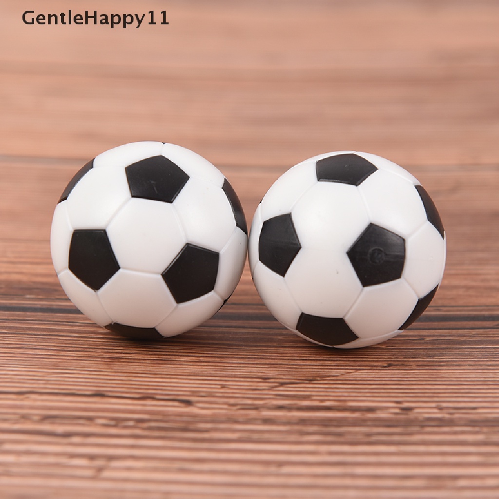 Gentlehappy 2pcs 32mm Foosball Meja Football Bola Sepak Bola Plastik Soccer ball Olahraga Hadiah  Id