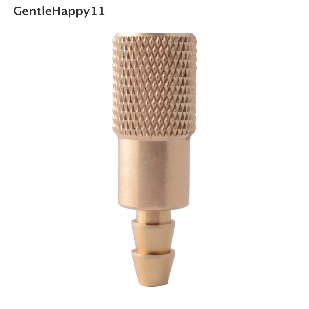 Gentlehappy Konektor Klep Inflator Ban Mobil 6mm Tyre Tire Air Pump Chuck Valve Klip Kuningan id