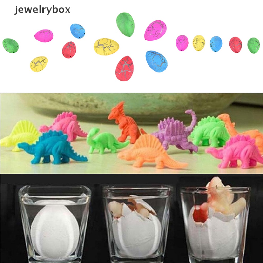 [jewelrybox] 1pcs Tetas Telur Dinosaurus Ekspanding Tumbuh Tambah Air Ajaib Mainan Anak Lucu Butik