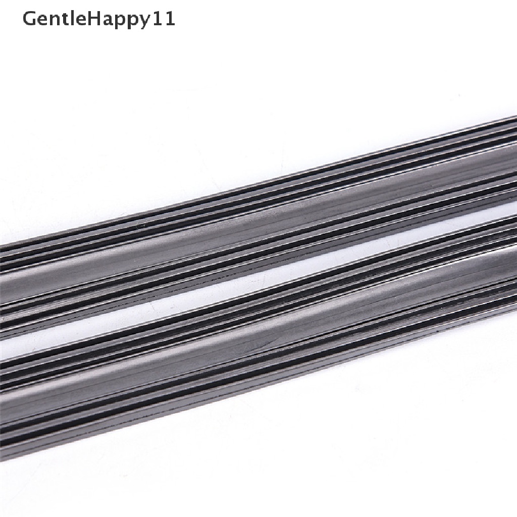 Gentlehappy 2pcs 28&quot; Auto Mobil Bis Kaca Depan Frameless Karet Wiper Blade Refill Hot Sale id