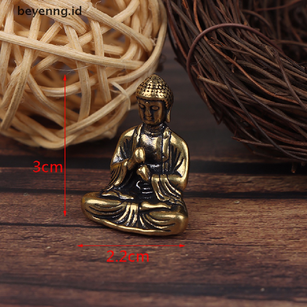 Beyen Maitreya Buddha Satue Taman Dekorasi Rumah Crafs Miniatur Fingure Hadiah ID