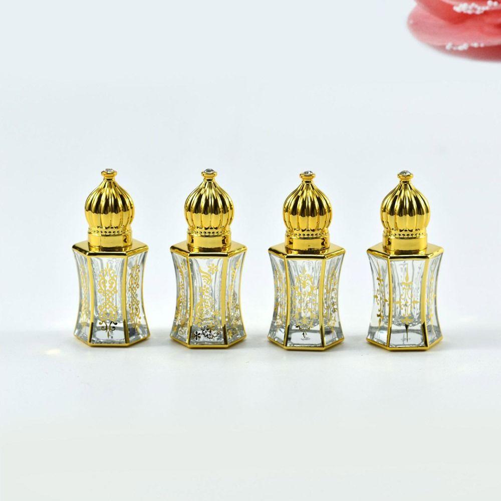 POPULAR Populer 2Pcs Roller Botol Wadah Isi Ulang Gold 7ML Kosong