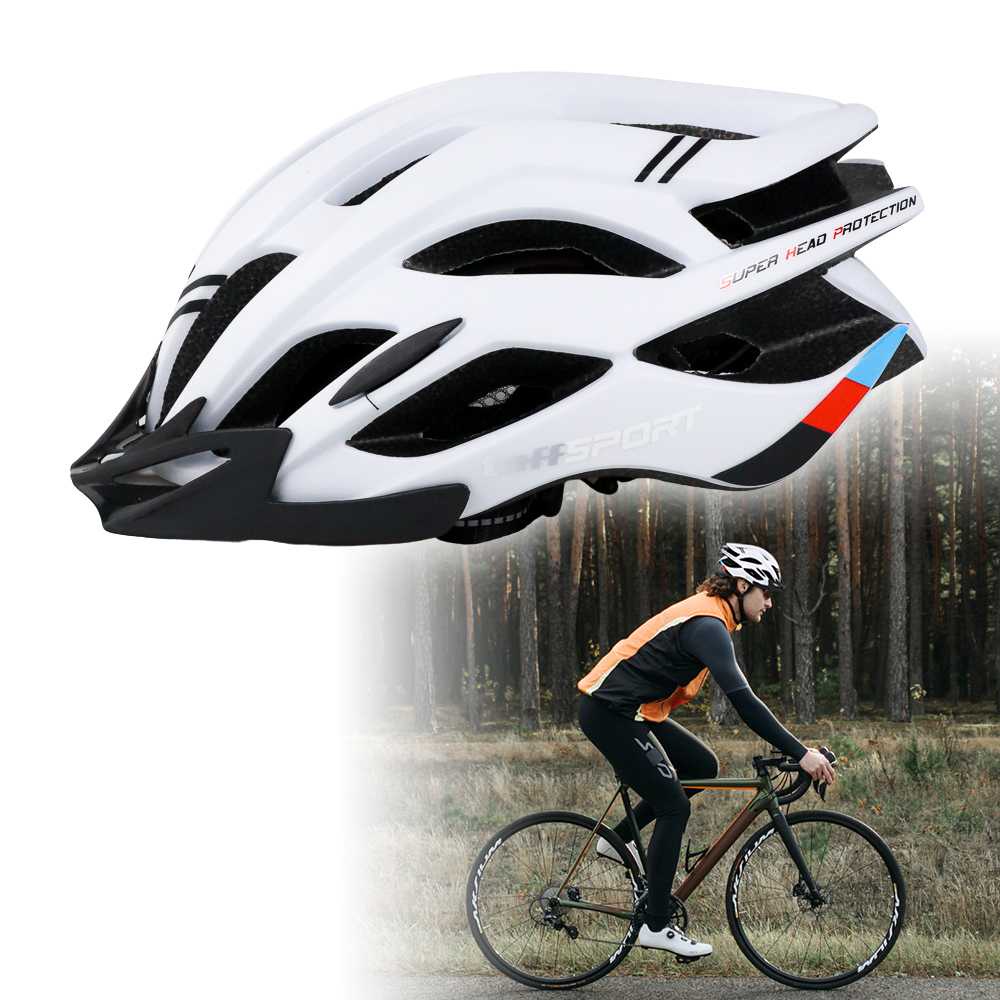 TaffSPORT Helm Sepeda Ultralight Breathable Bicycle Helmet - 008A