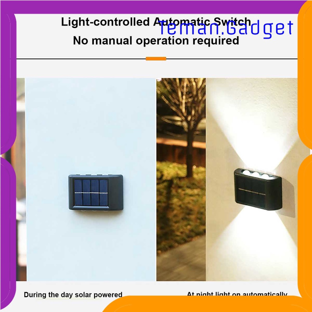 TG - LMP HOLIDAY Lampu Dinding Solar Outdoor Modern IP65 600mAh Warm White - H6