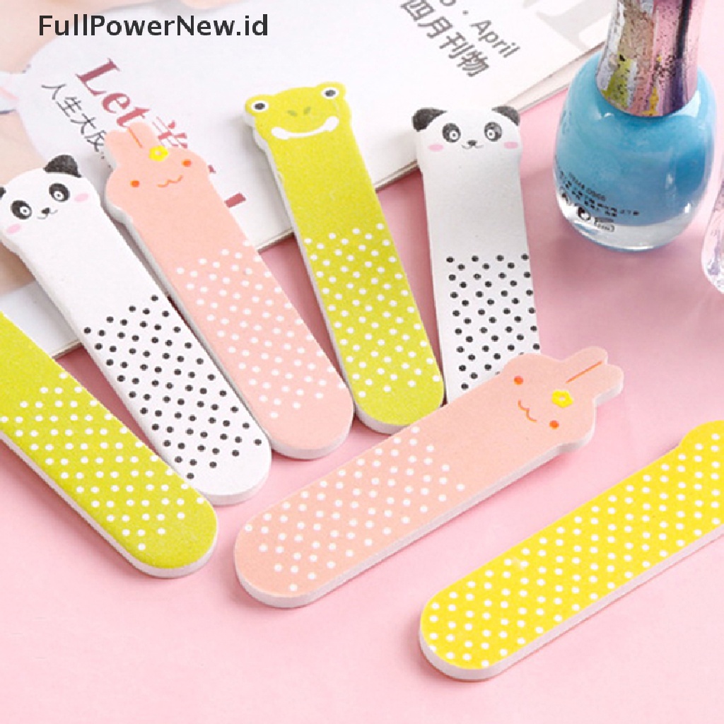 Power 10pcs Kikir Kuku Amplas Grit Buffer File Nails Filer Art Pedicure Manicure Tool ID