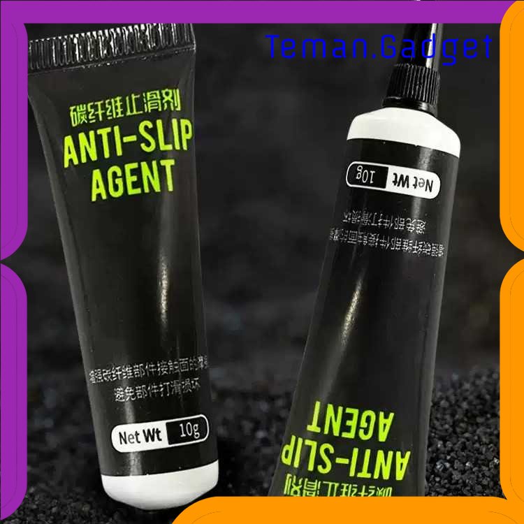 TG - OLR DEEM Gel Anti Slip Sepeda Carbon Fiber Metal Handlebar Seatpost 10g - D10