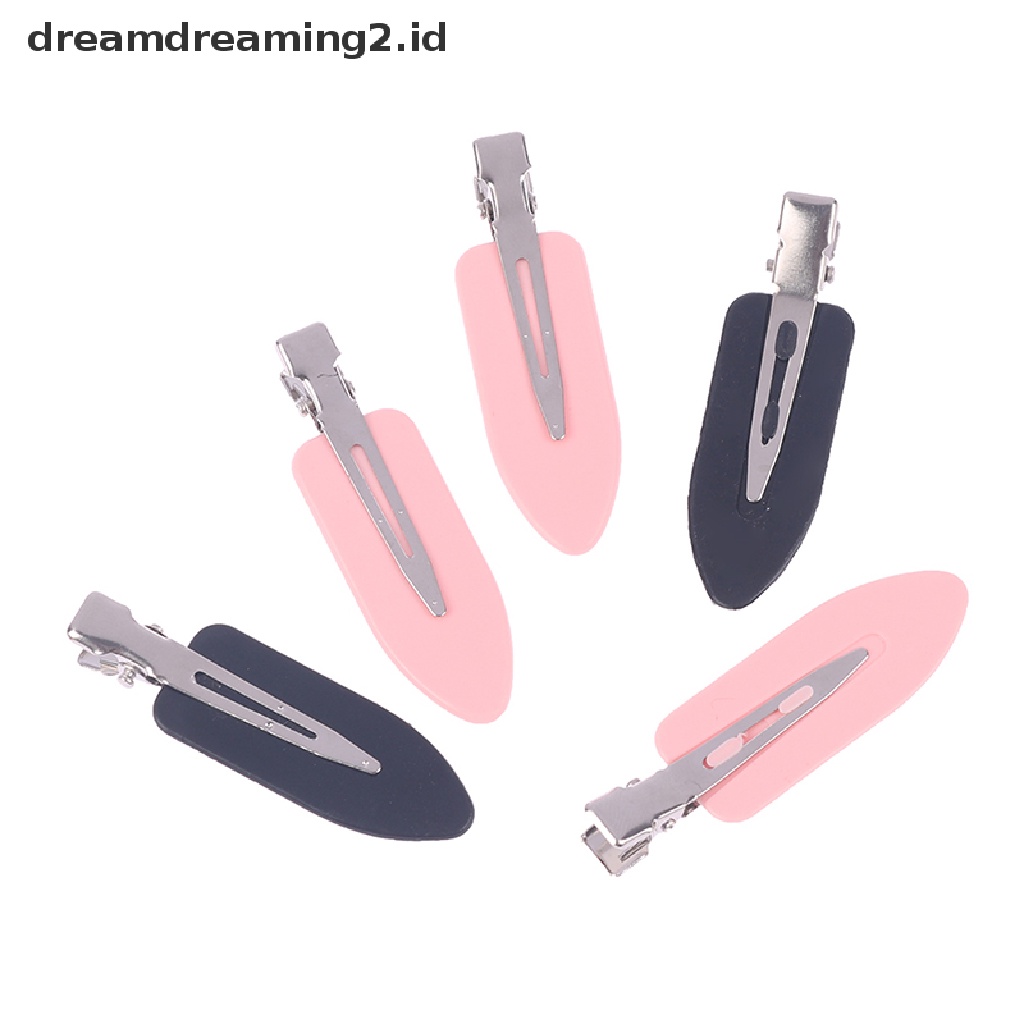 (dream) 10pcs/set Tanpa Tekuk Seamless Jepit Rambut Makeup Clip Cuci Aksesoris Wajah//