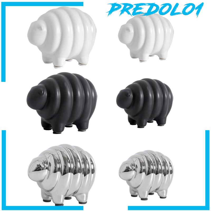 [Predolo1] Patung Domba Keramik Ornamen Modern Kreatif Patung Hewan