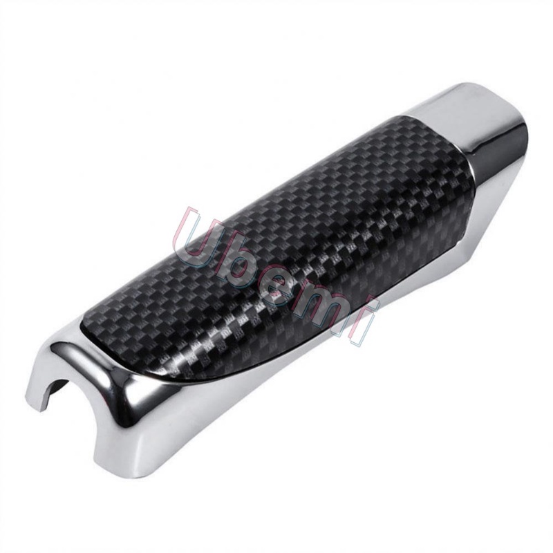 1pcs/universal Mobil Rem Tangan Melindungi Penutup Styling Kayu Serat Karbon Dekorasi Kualitas Tinggi ABS Halus SUV Aksesori Interior