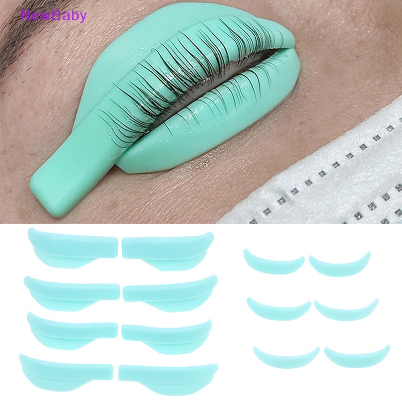 Newbaby 7pasang Gasket Silikon Eyelash Perming Pad Lash Lift Pads Eyelash Lifg ID