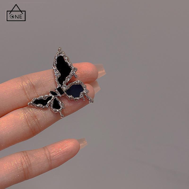 COD❤️Anting Tusuk Sterling Silver 925 Desain Kupu-kupu Anting Untuk Wanita-A.one