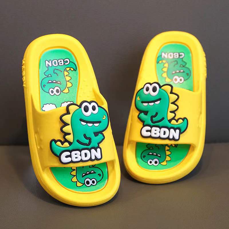 GROSIRTAS LV0297 Sandal Dino CBDN Anak Import Cute Sandal Anak Laki-laki/Perempuan Selop Karet Softy
