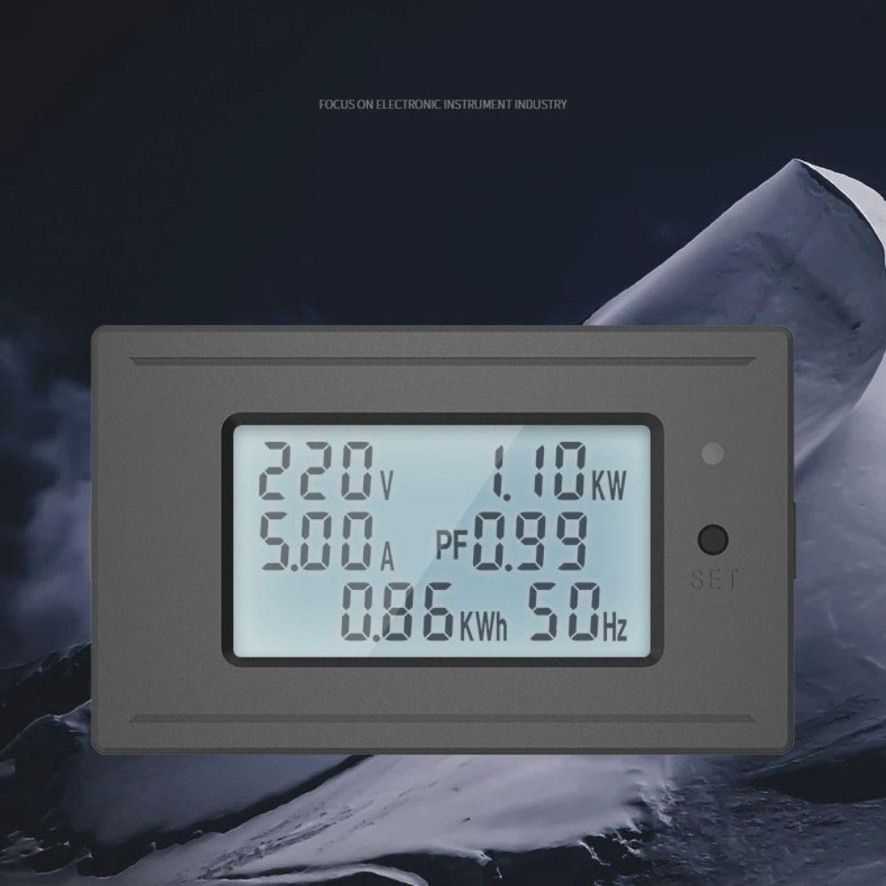 TOP Voltmeter Ammeter AC Digital Display 4400W /22000W Pengukur Arus