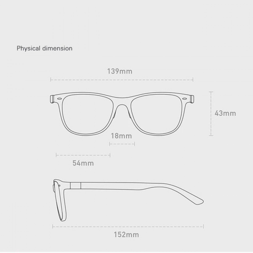 Qukan WellingtonX W1 Kacamata Modular Anti Blue Light Glasses