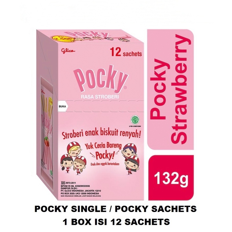 

GLICO POCKY SINGLE PACK STRAWBERRY ( HARGA PER BOX )