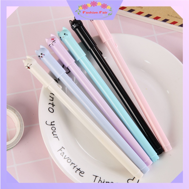 

FASHION FAIR - S5615 Pulpen gel Karakter Kucing / Pena Karakter Kucing Lucu / Pena Karakter Meow S5615 / Bolpen Motif Kucing