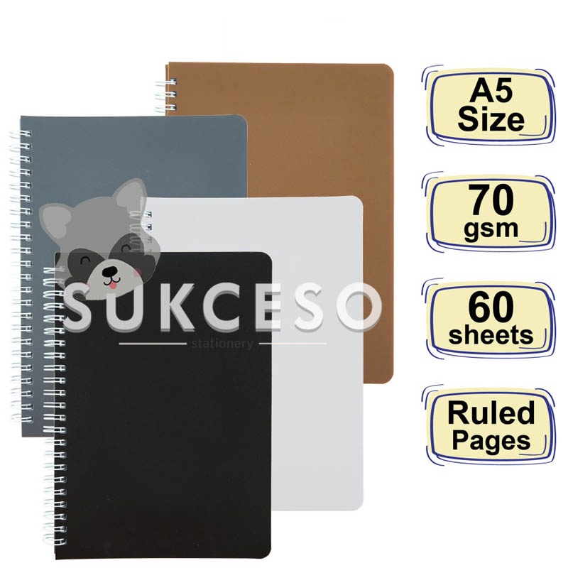 

Joyko Notebook Ukuran A5 NB 690 Ruled / Buku Tulis Catatan Spiral Bergaris