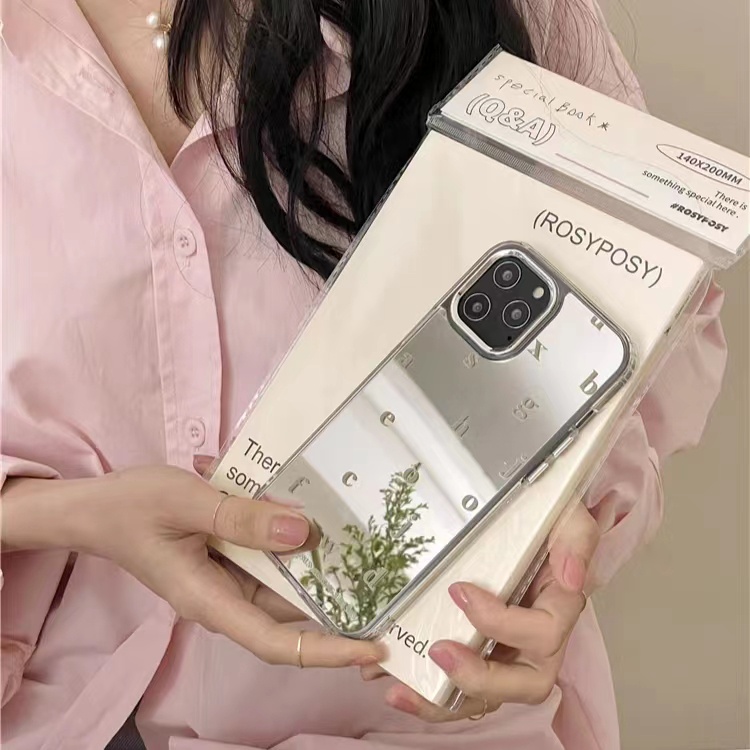 Cocok Untuk Iphone14 Pro Max iPhone Phone Case Cermin Casing Ponsel Kuat Kamera Perlindungan Tahan Guncangan Kompatibel Dengan Iphone13 13pro 13prm iPhone 11 7Plus 8Plus Xr XS 12 Pro Max Phone Case